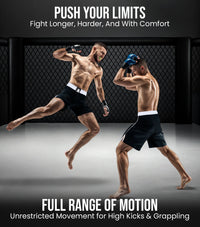 Men's MMA Shorts, IBJJF Ranked No Gi BJJ Jiu Jitsu Shorts for Grappling, Boxing, Cross Training (Brown)