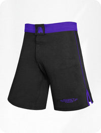 Men's MMA Shorts, IBJJF Ranked No Gi BJJ Jiu Jitsu Shorts for Grappling, Boxing, Cross Training (Purple)