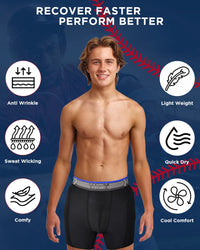 Boys Padded Compression Sliding Shorts with Soft Athletic Cup (Black / Gray)