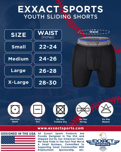 Boys Padded Compression Sliding Shorts with Soft Athletic Cup ( Gray / Black)