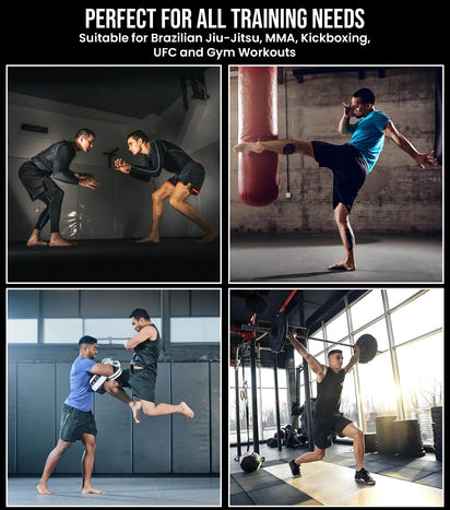 Men's Pro MMA Shorts, No-Gi BJJ Jiu Jitsu Shorts for Boxing, UFC & Cross Training (Dragon)