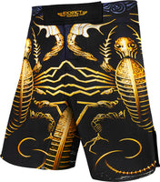 Men's Pro MMA Shorts, No-Gi BJJ Jiu Jitsu Shorts for Boxing, UFC & Cross Training (Scorpion)