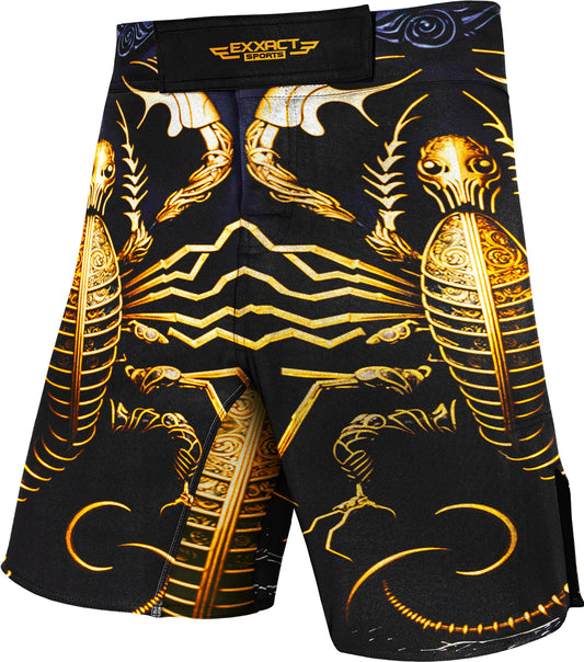 Men's Pro MMA Shorts, No-Gi BJJ Jiu Jitsu Shorts for Boxing, UFC & Cross Training (Scorpion)