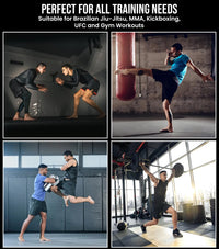 Men's Pro MMA Shorts, No-Gi BJJ Jiu Jitsu Shorts for Boxing, UFC & Cross Training Hanging (Skull)