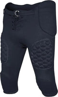 Rebel Men's Integrated Football Pants with Built-in Pads Navy (Adult)