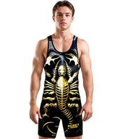 Men's Sublimated Wrestling Singlets (Scorpion)