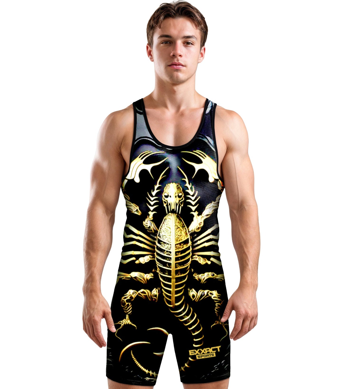 Men's Sublimated Wrestling Singlets (Scorpion)