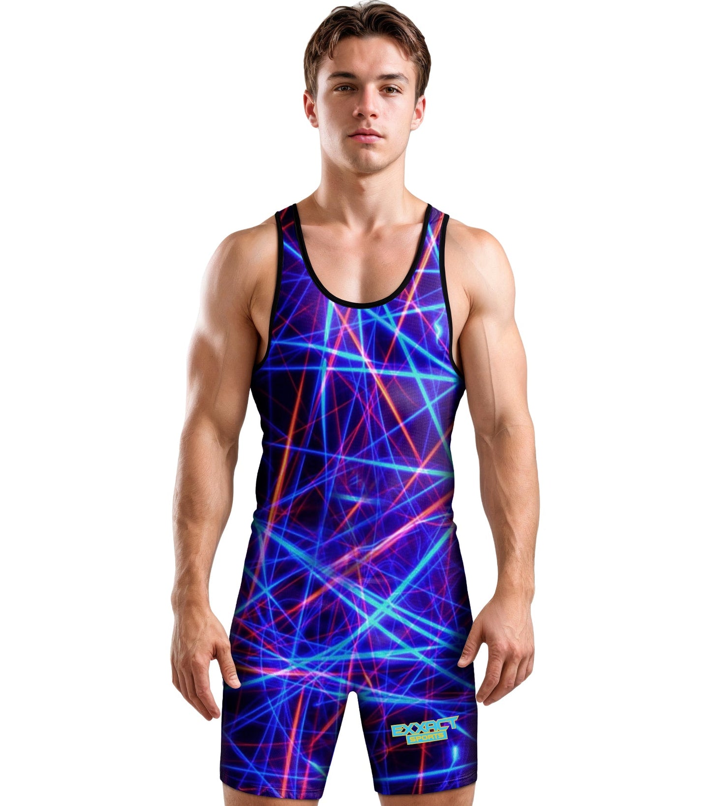 Men's Sublimated Wrestling Singlets (Lazer)