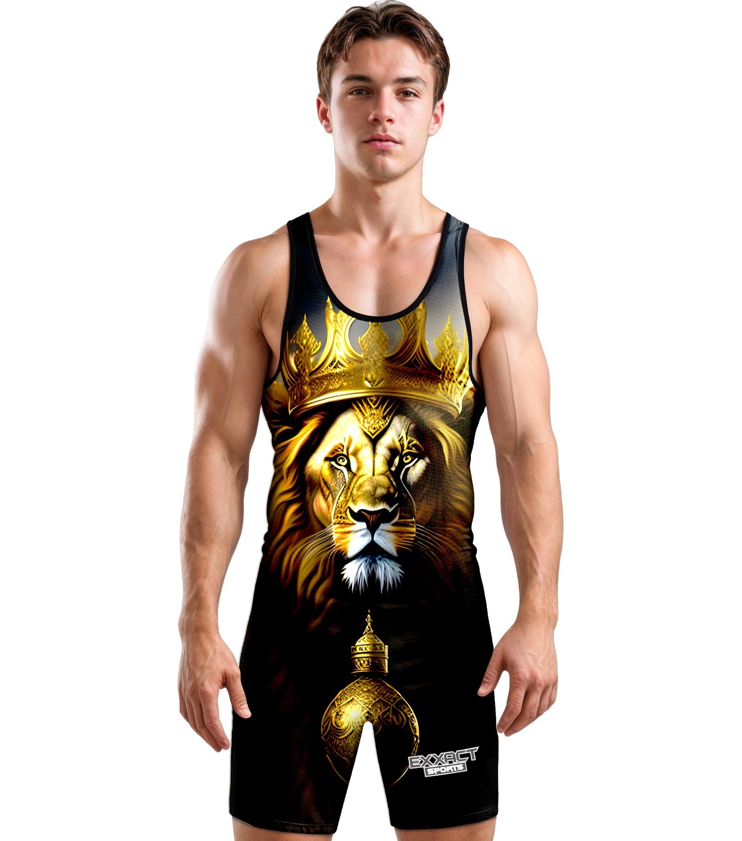 Men's Sublimated Wrestling Singlets (Lion)