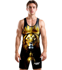 Men's Sublimated Wrestling Singlets (Lion)