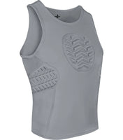 Tank Top Boys Baseball Chest & Rib Protector (Gray)
