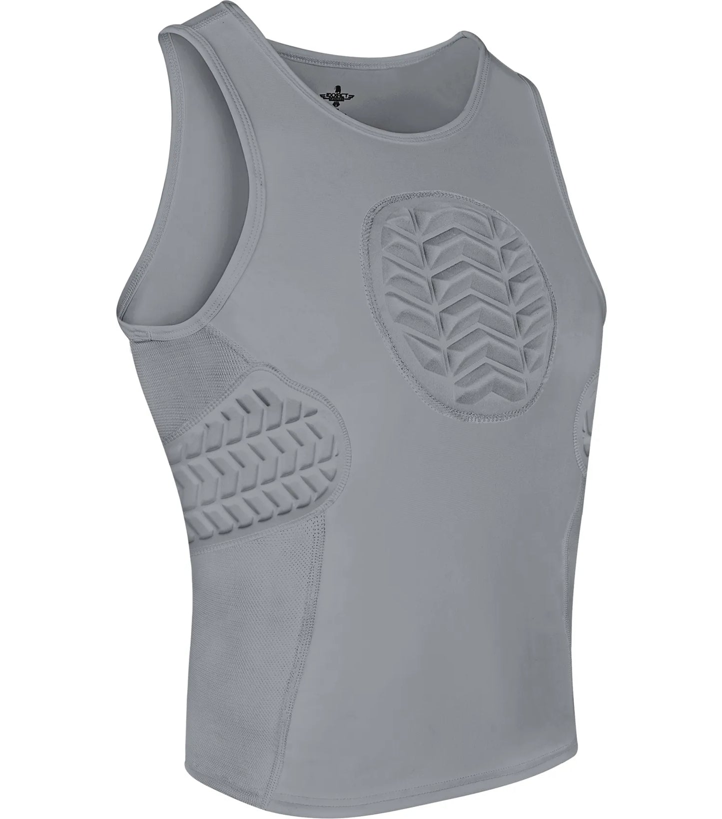 Tank Top Boys Baseball Chest & Rib Protector (Gray)