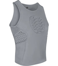Tank Top Boys Baseball Chest & Rib Protector (Gray)