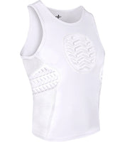 Tank Top Boys Baseball Chest & Rib Protector (White)