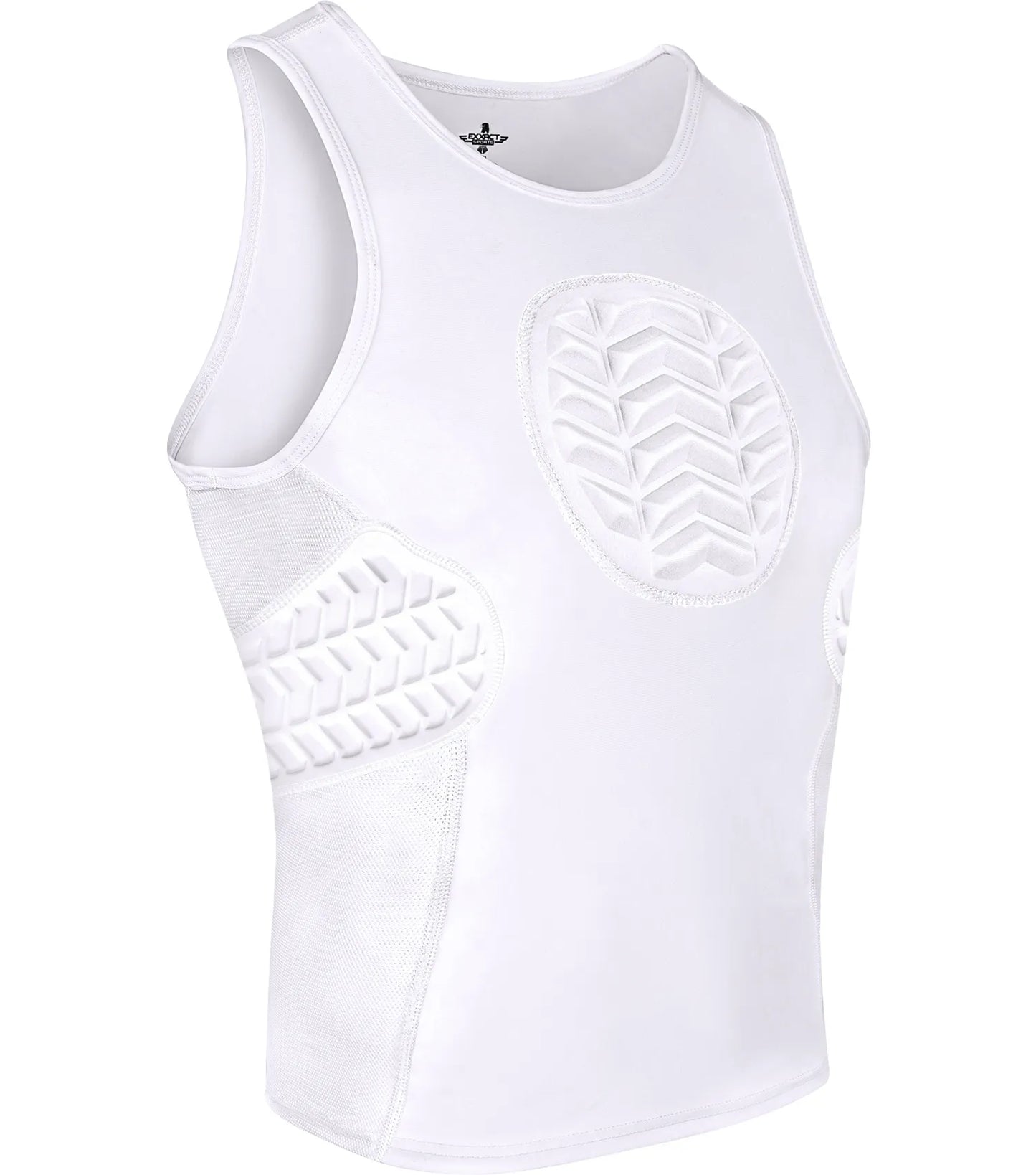 Tank Top Boys Baseball Chest & Rib Protector (White)