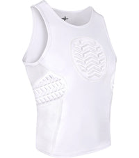 Tank Top Boys Baseball Chest & Rib Protector (White)