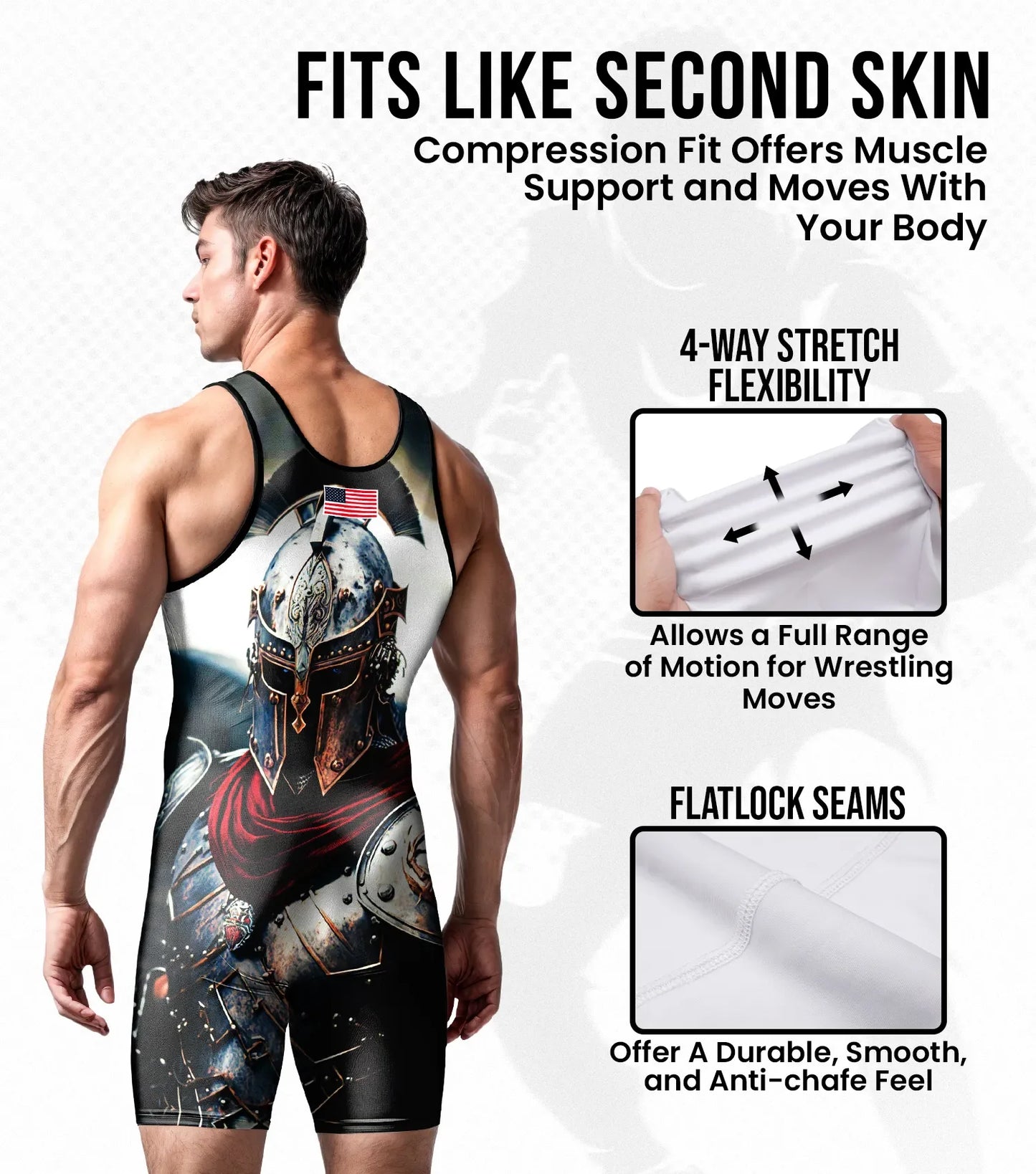 Men's Sublimated Wrestling Singlets (Gladiator)