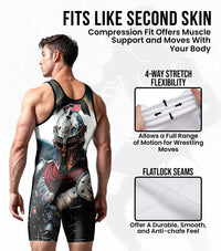 Men's Sublimated Wrestling Singlets (Gladiator)