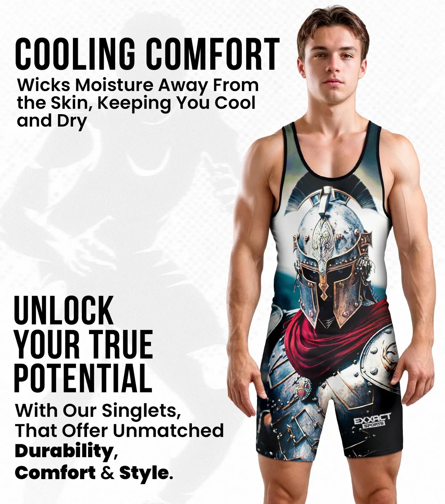 Men's Sublimated Wrestling Singlets (Gladiator)