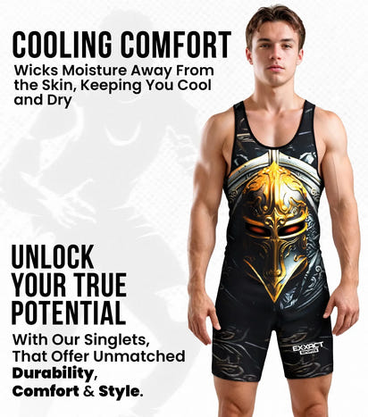 Men's Sublimated Wrestling Singlets (Spartans)