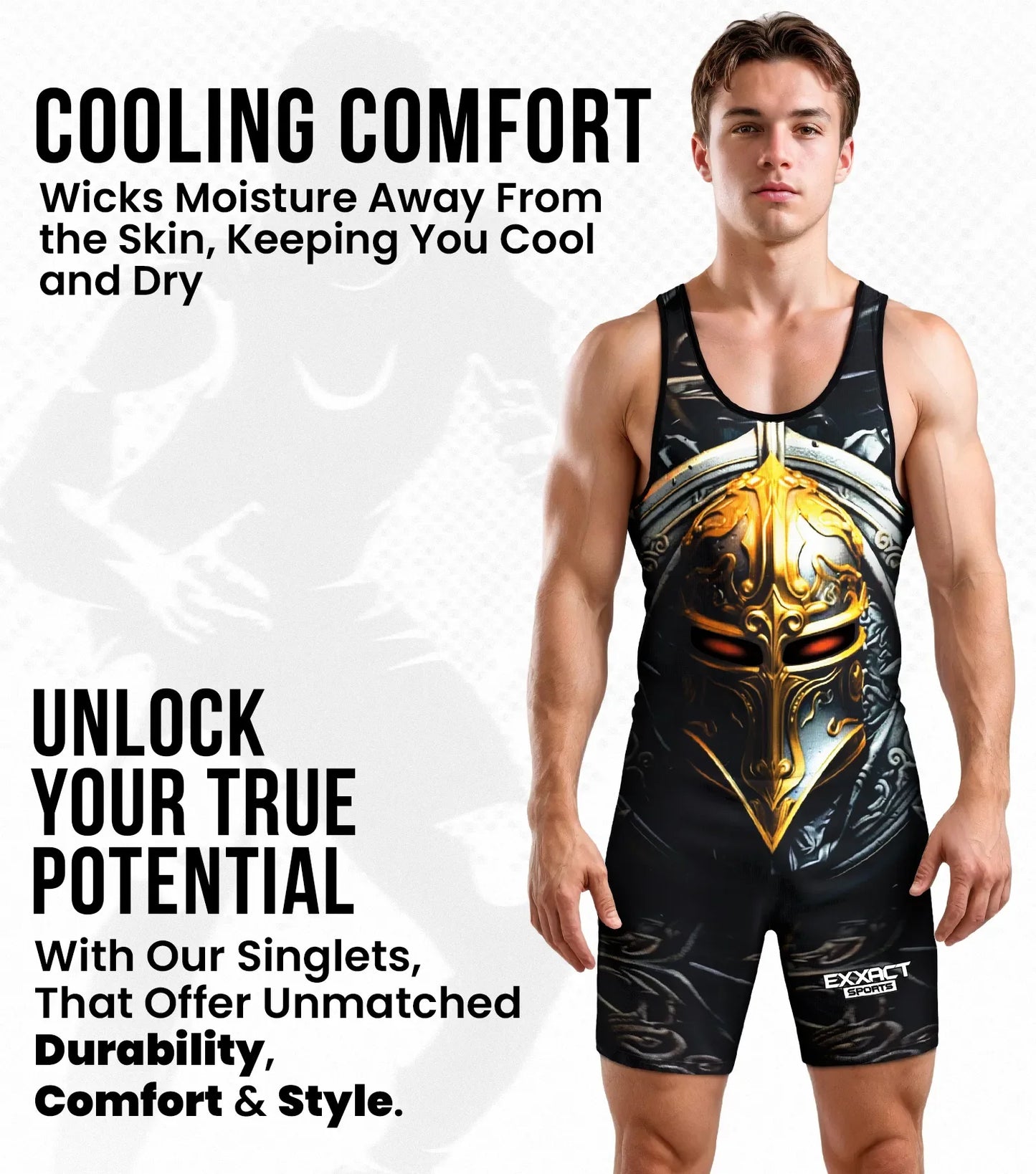Men's Sublimated Wrestling Singlets (Spartans)